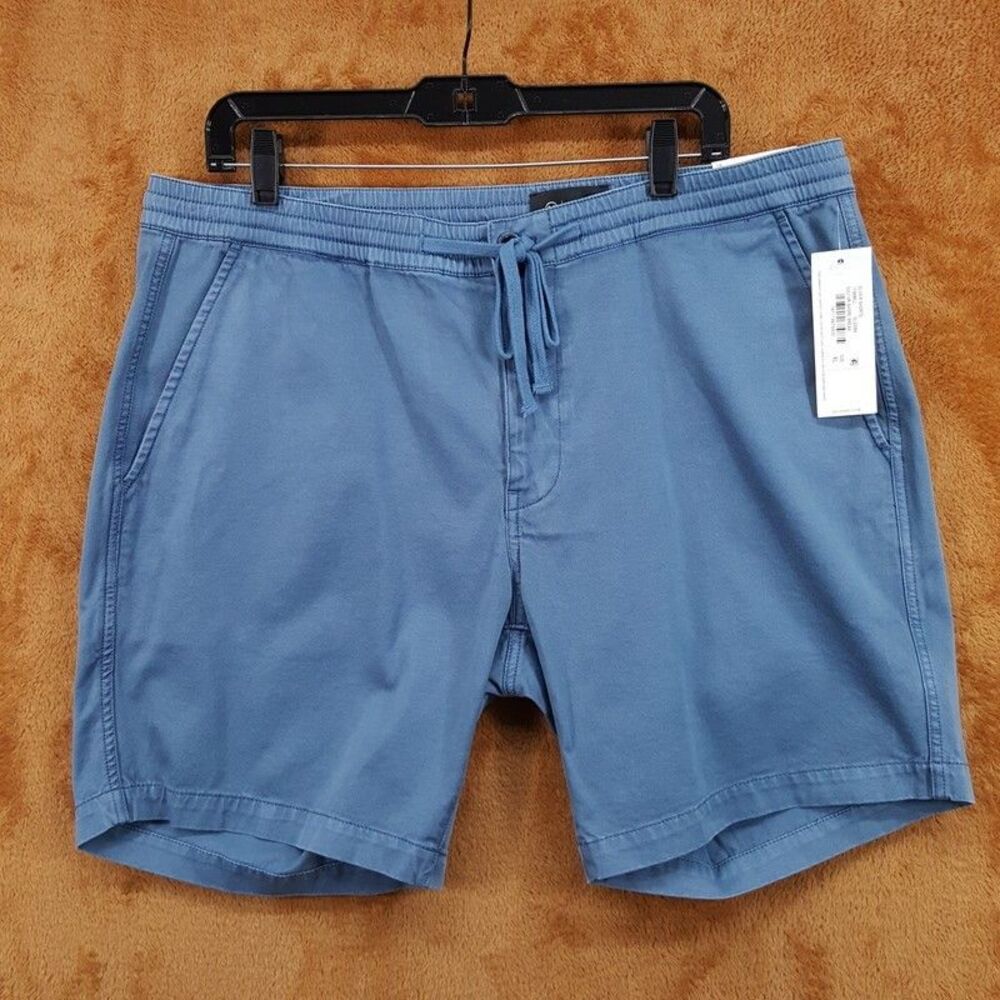 AG JEANS Shorts Mens Size XL Blue Drawstring Relaxed Fit 7" OLIVER $135